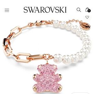 Swarovski teddy bracelet